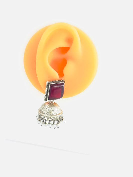 Grape  Antique  Jhumkis