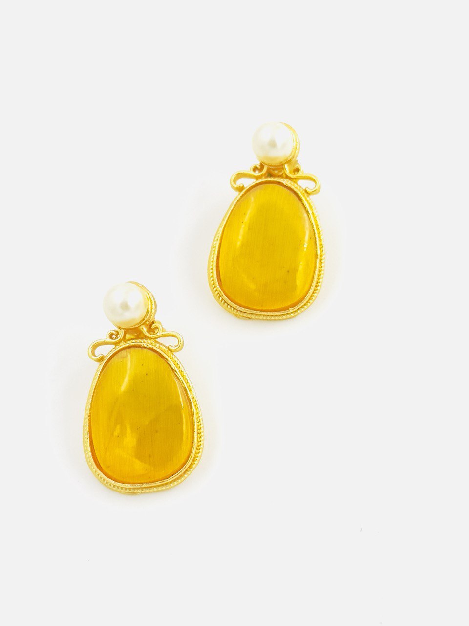 Yellow Gold plated studs