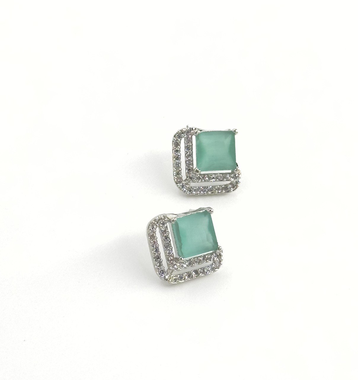 Mint American Diamond studs