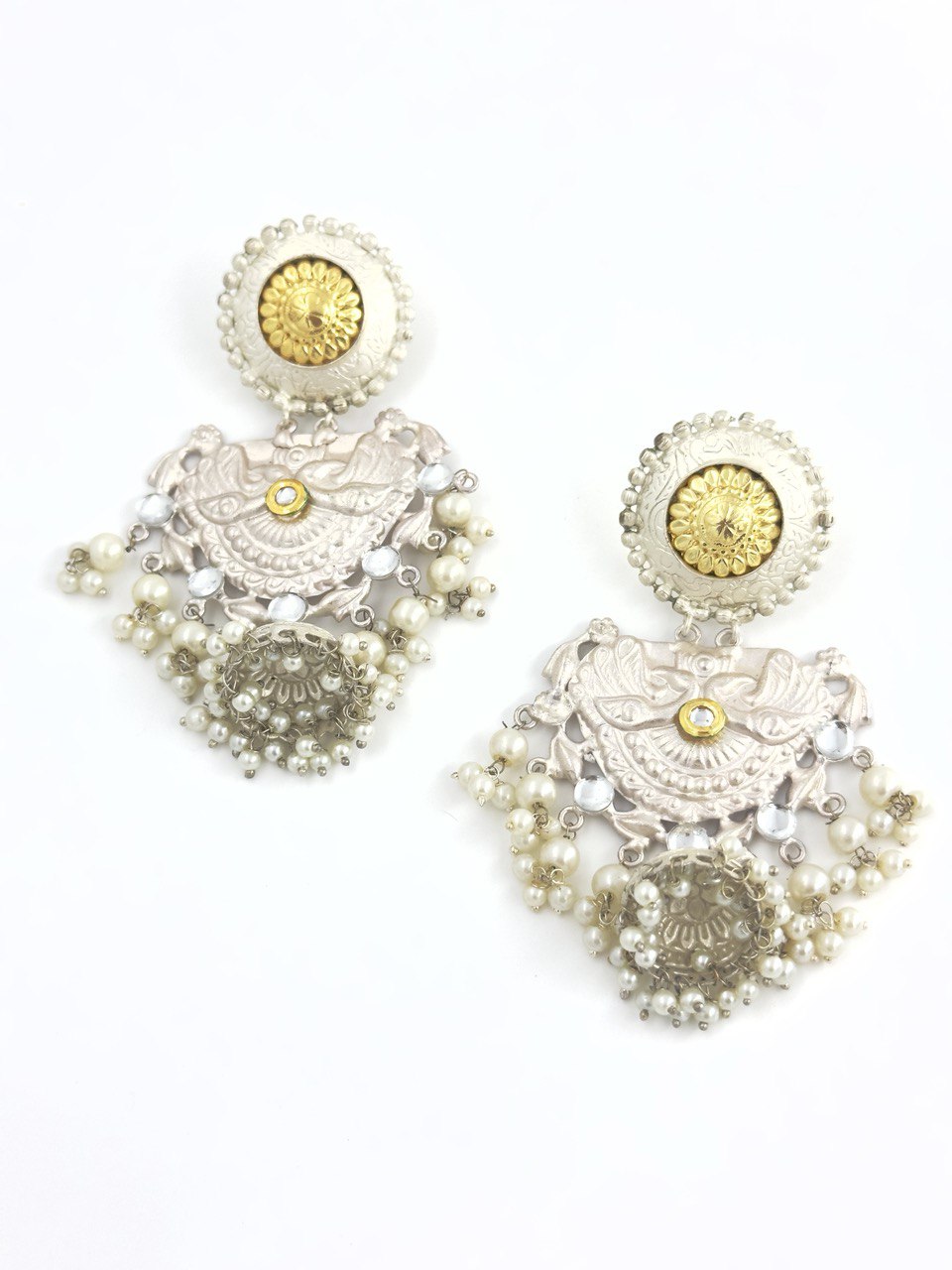 Dual tone Antique dangler