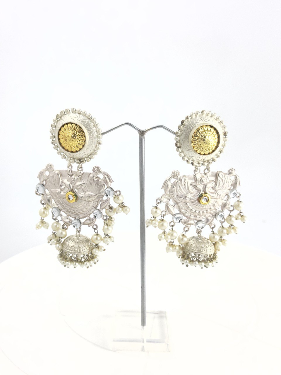 Dual tone Antique dangler