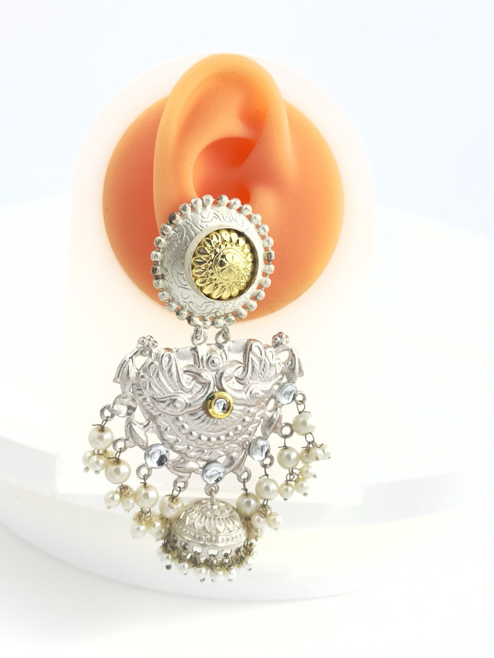 Dual tone Antique dangler