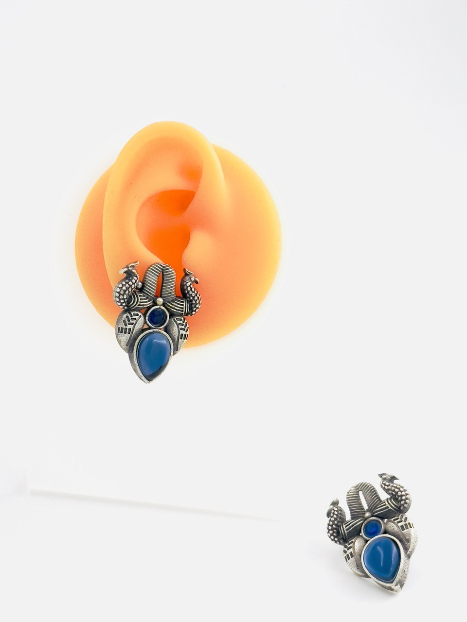 Blue  antique  studs