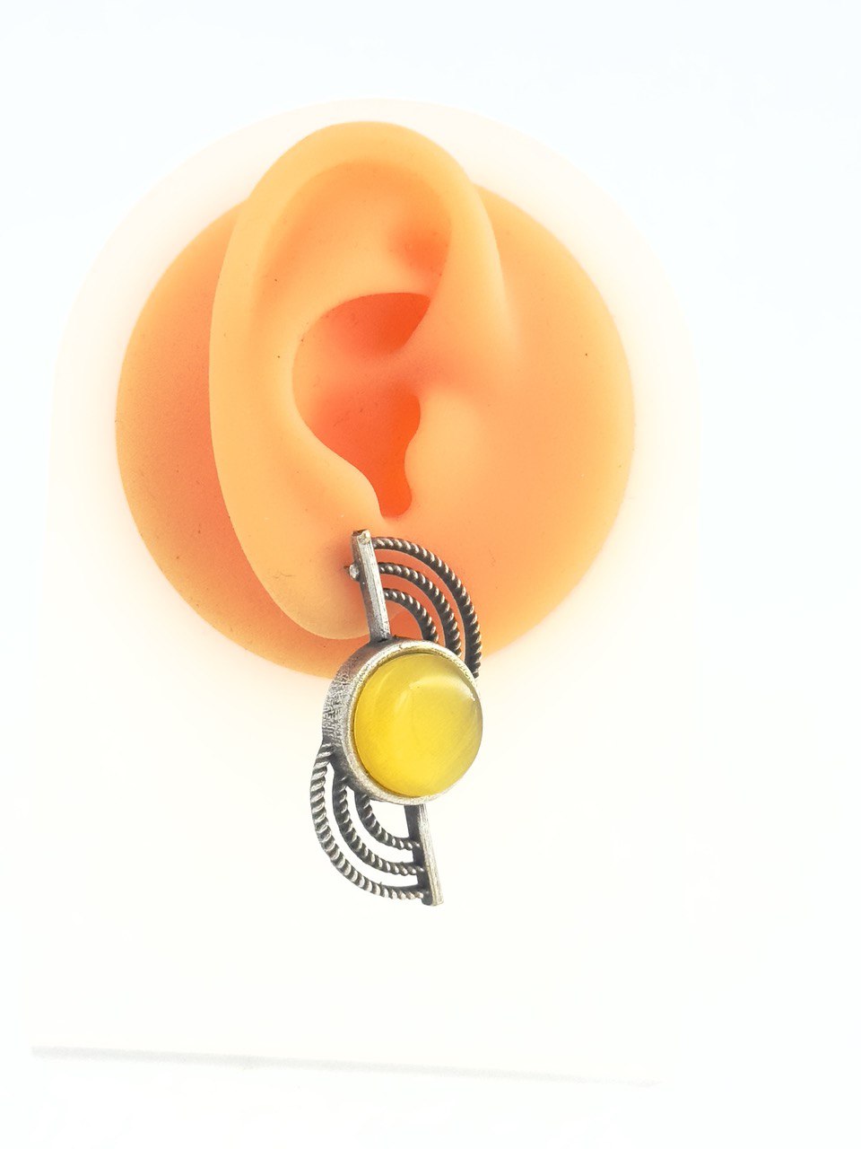 Yellow antique  studs
