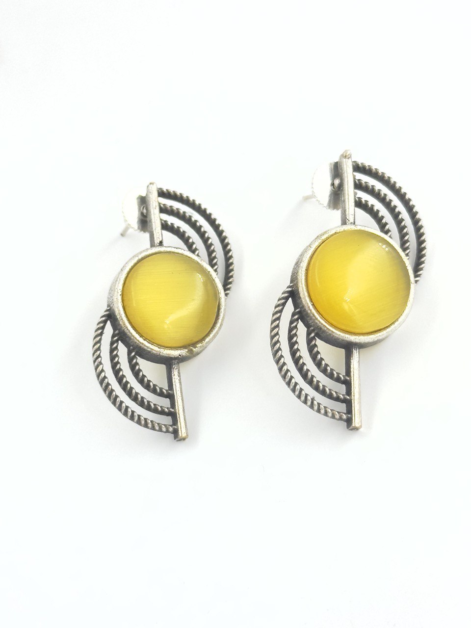 Yellow antique  studs