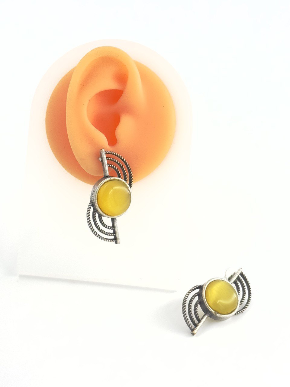 Yellow antique  studs