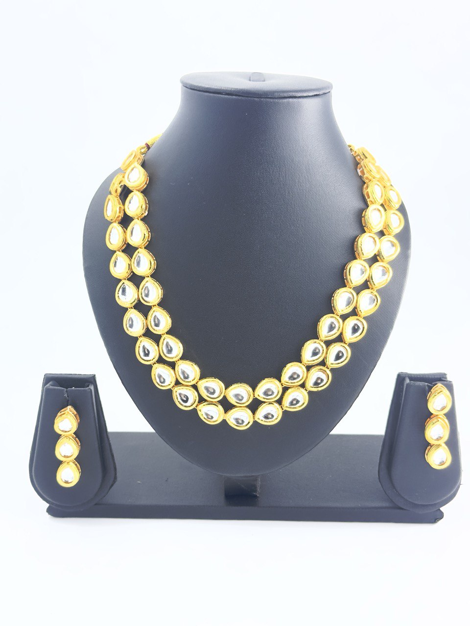 Dual 2 in 1 Kundan Necklace  set