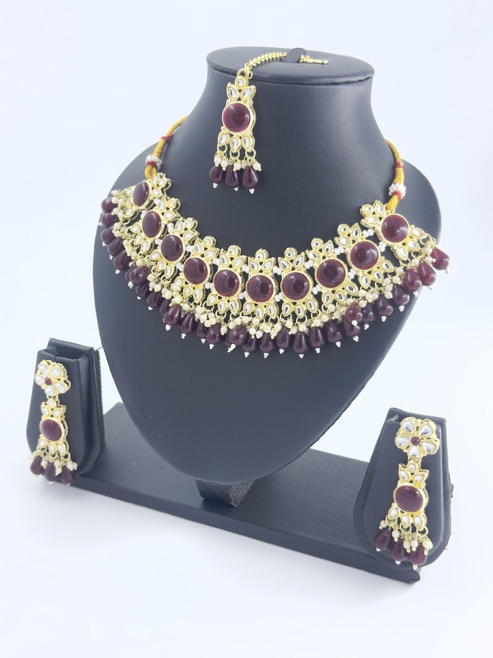 Brown  kundan   Necklace  set