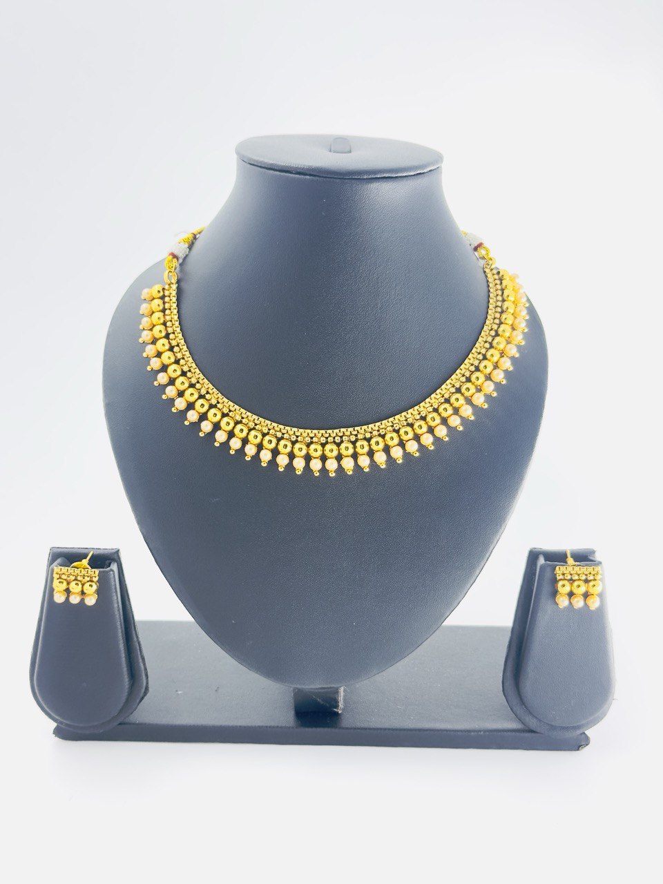 Yashas gold plated  necklace  set