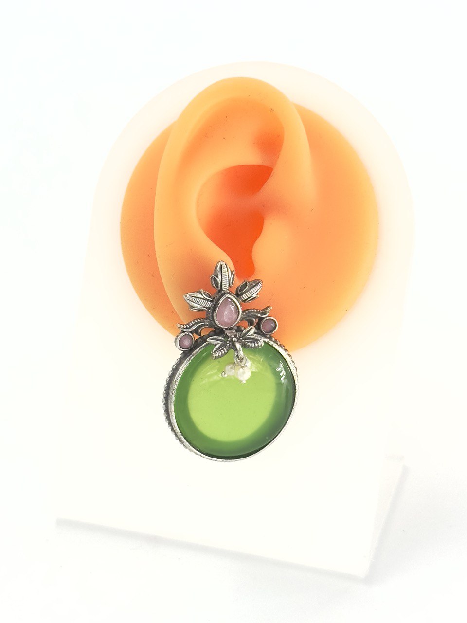 Green antique  studs