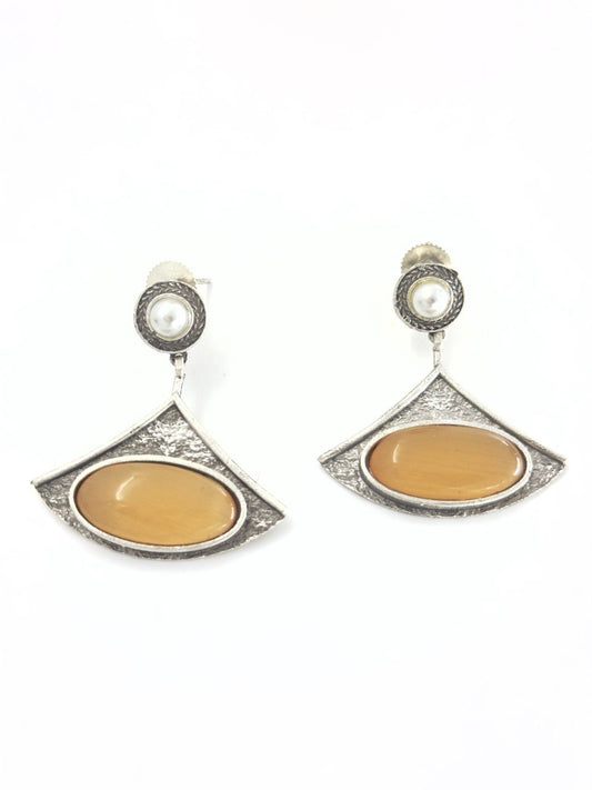 Pastel Orange  Antique dangler