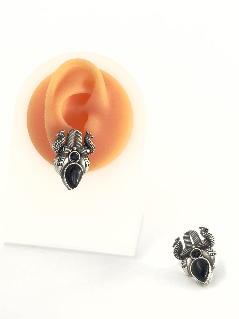 Black antique  studs