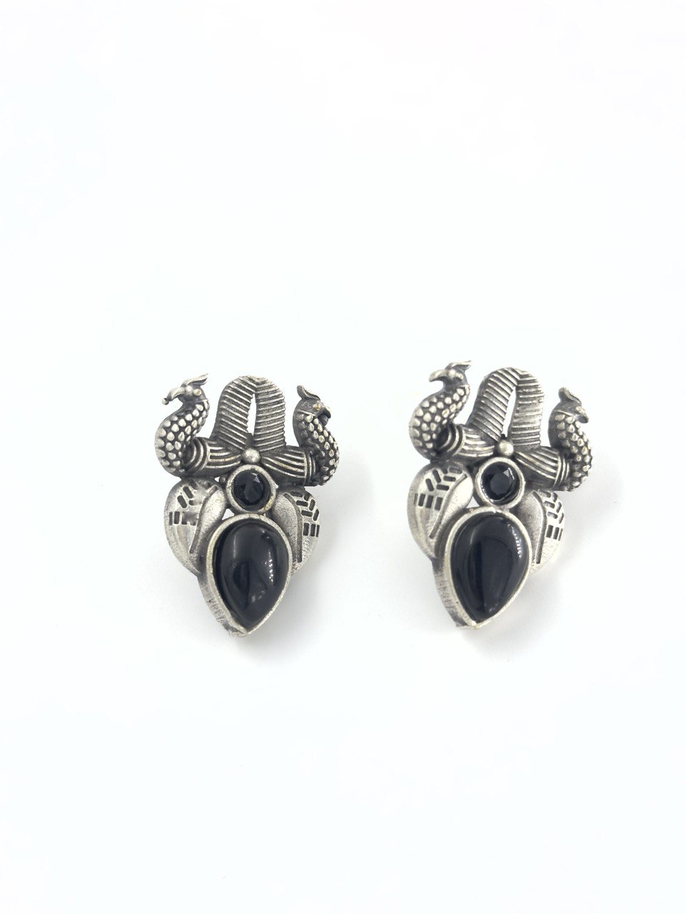 Black antique  studs