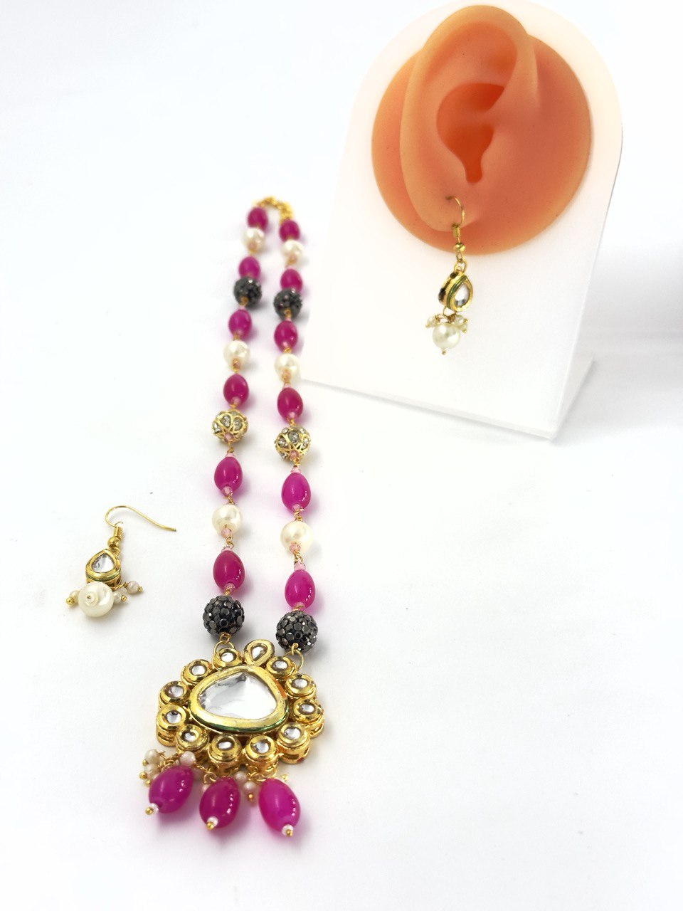 Pink Jaipur Maala set