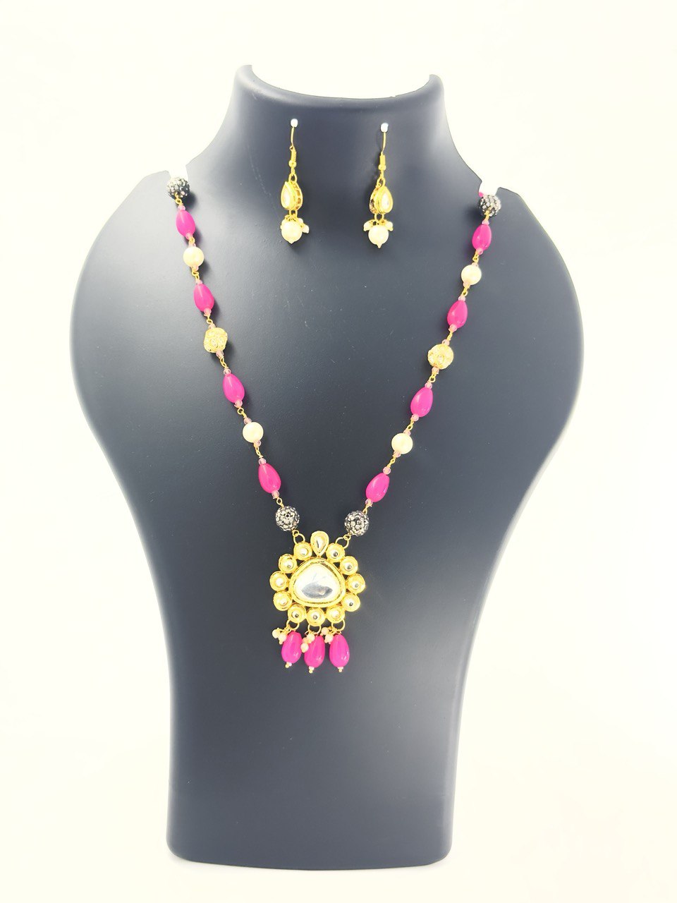 Pink Jaipur Maala set