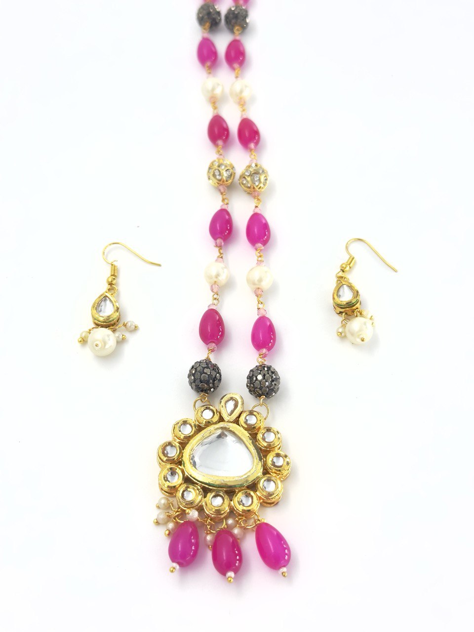 Pink Jaipur Maala set
