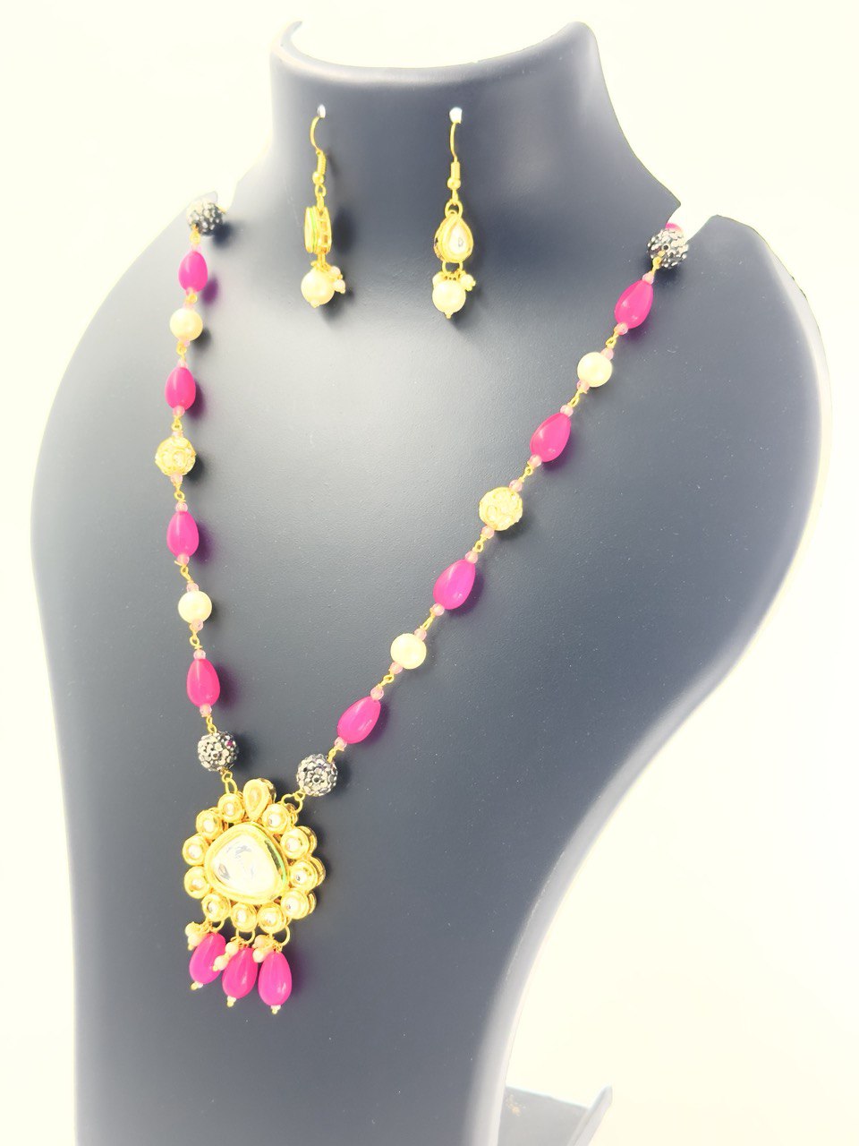 Pink Jaipur Maala set