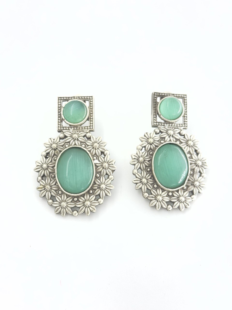 Sea green  Antique dangler
