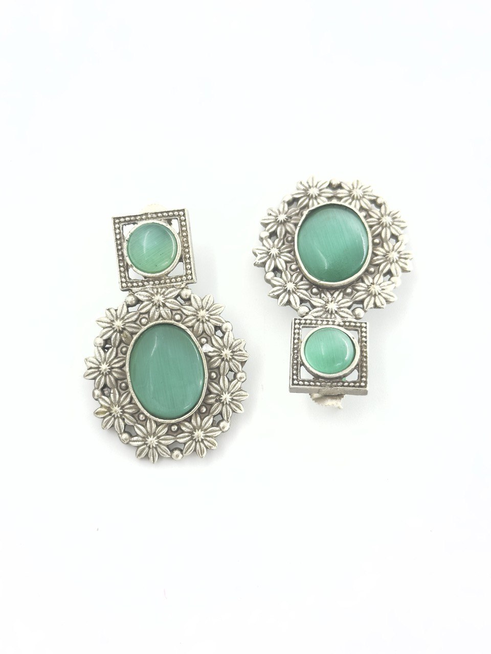 Sea green  Antique dangler