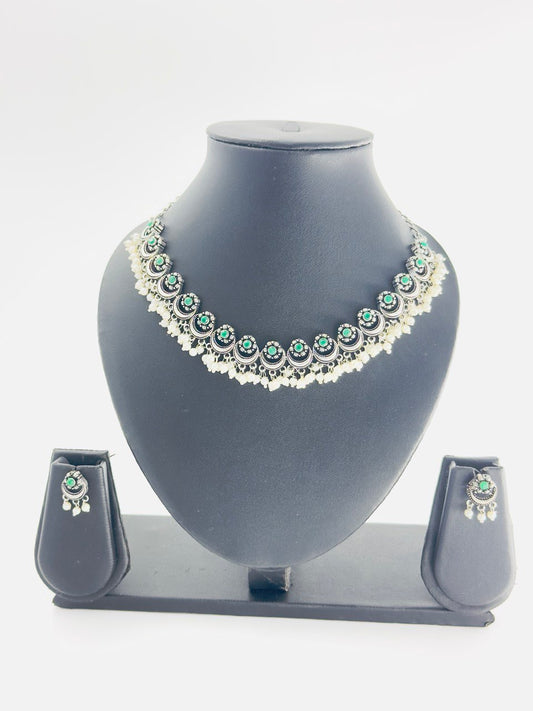 Green  Antique  Necklace  set
