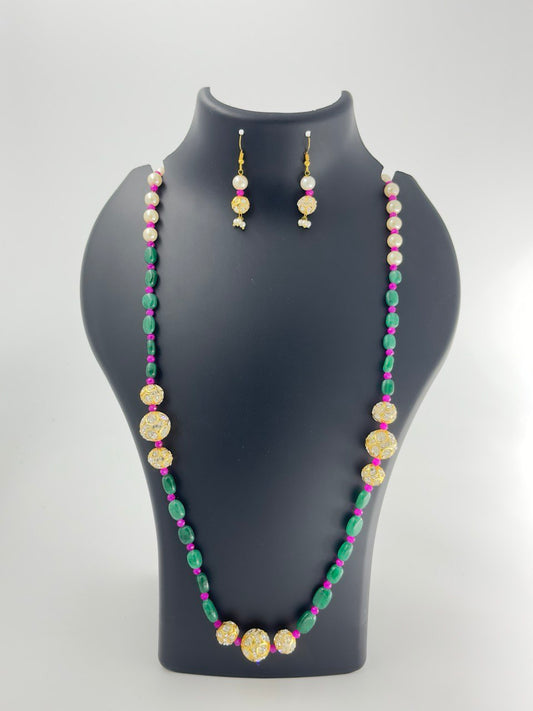 Green Jaipur Maala set