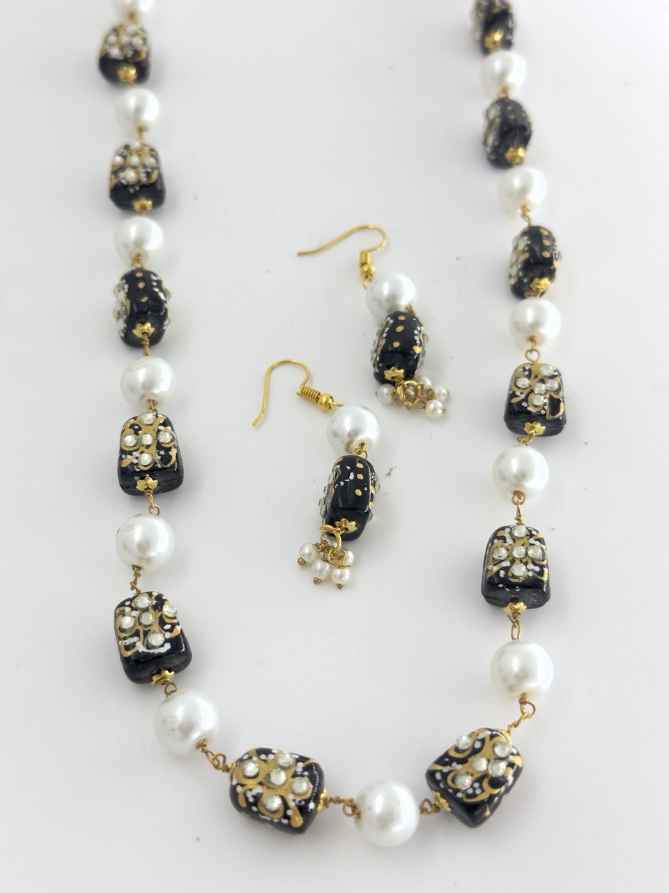 Black Jaipur Maala set