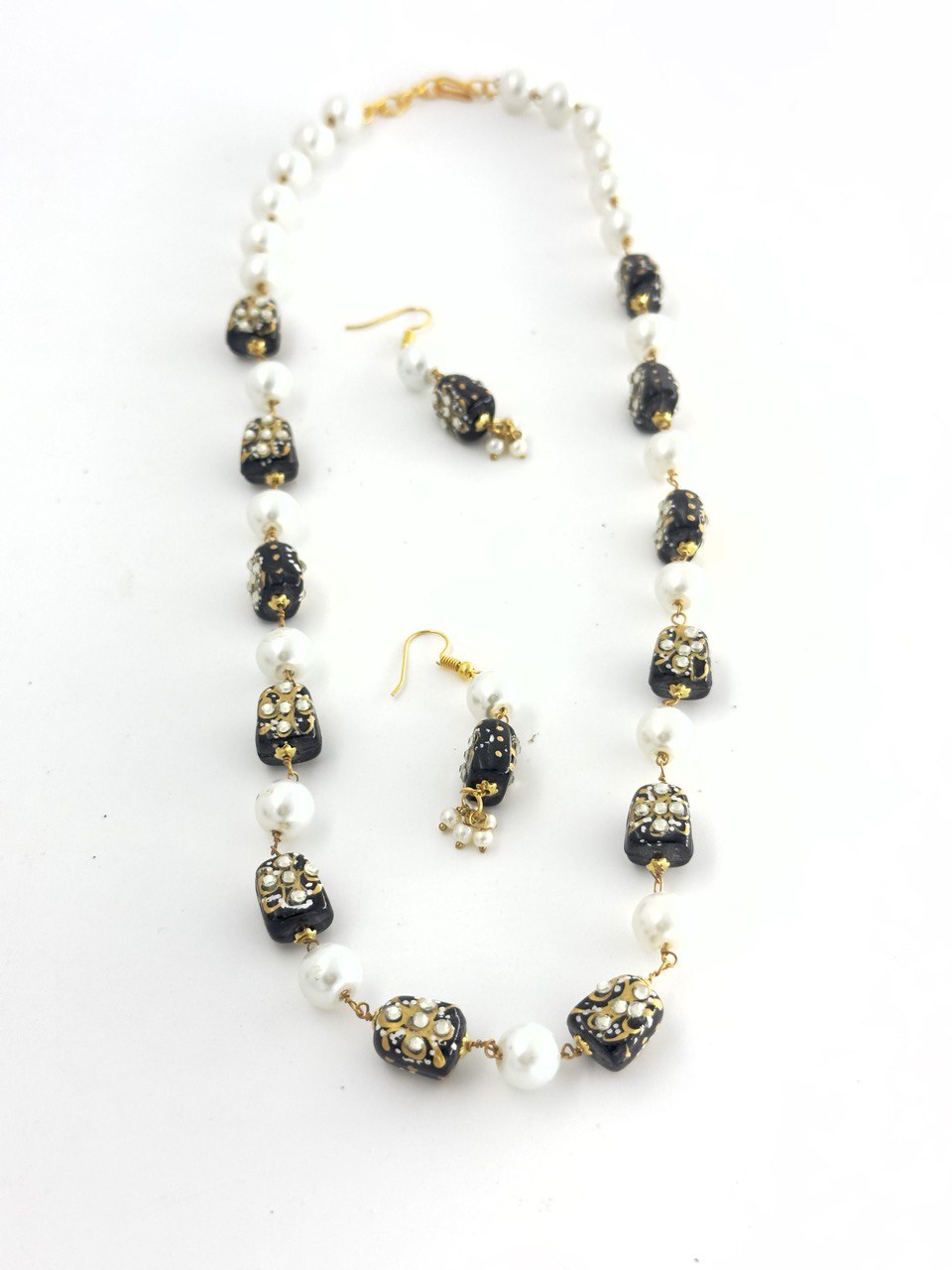 Black Jaipur Maala set