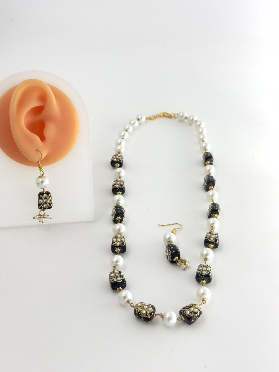 Black Jaipur Maala set