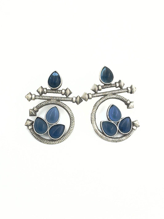 Purple antique  studs