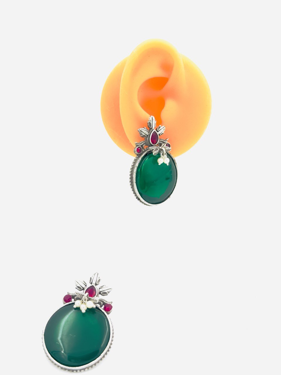 Green antique  studs