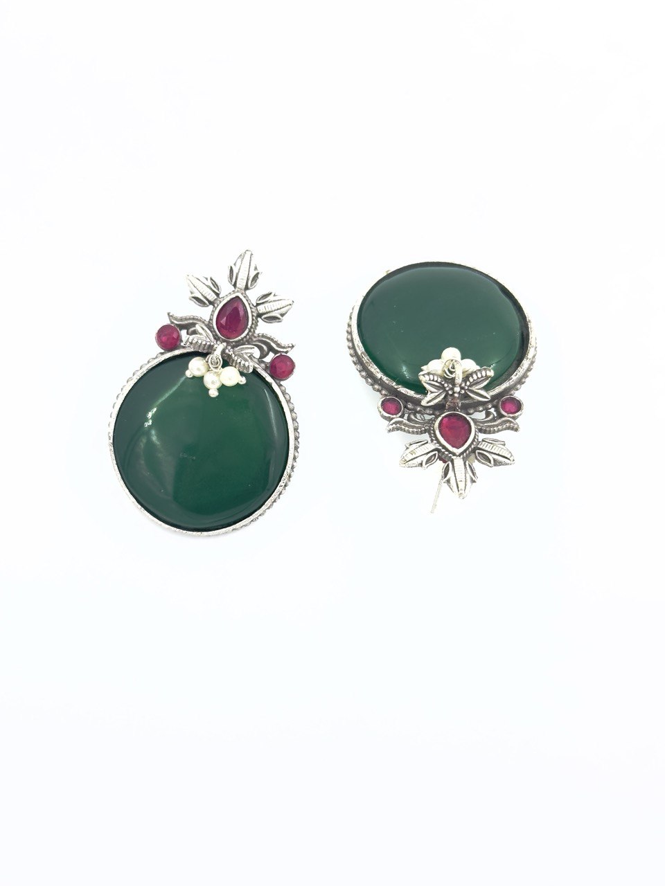 Green antique  studs