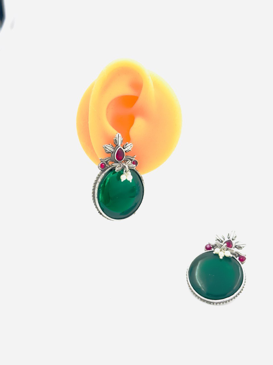 Green antique  studs