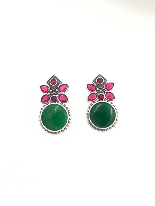 Multicolour   antique  studs