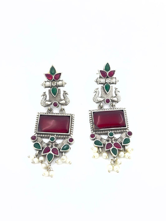 Ruby  Antique dangler