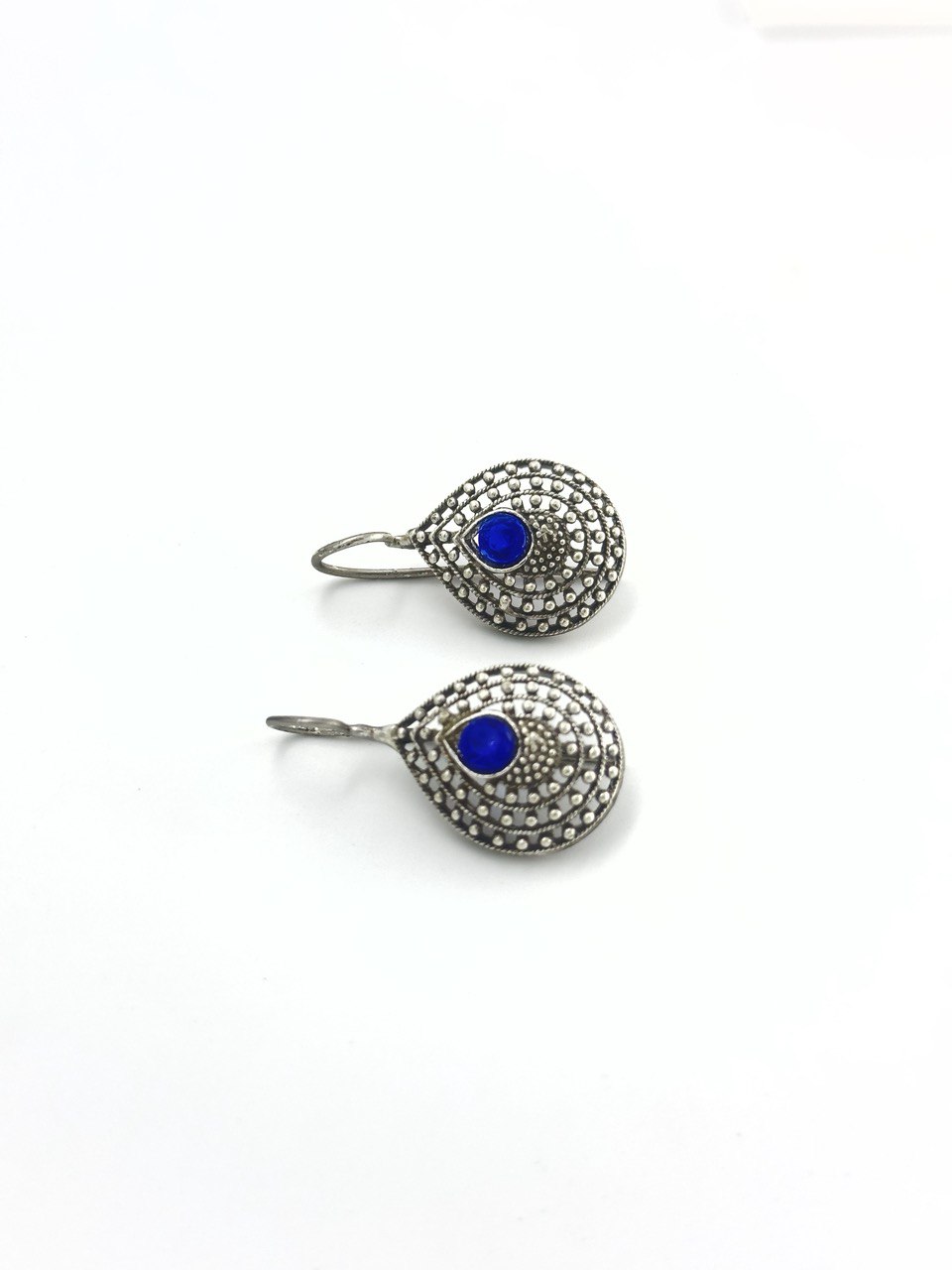 Blue antique  studs