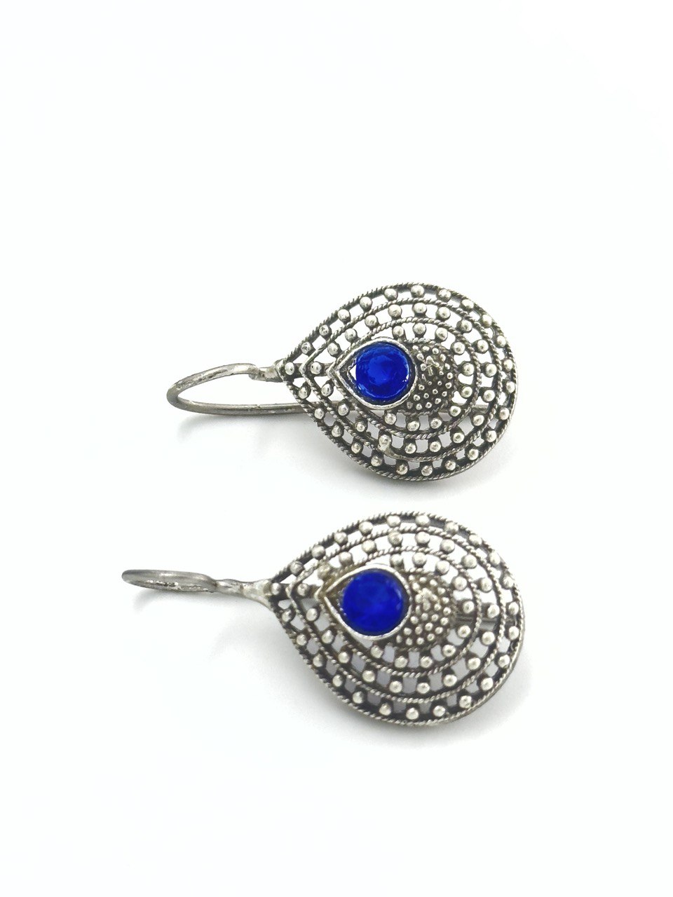 Blue antique  studs
