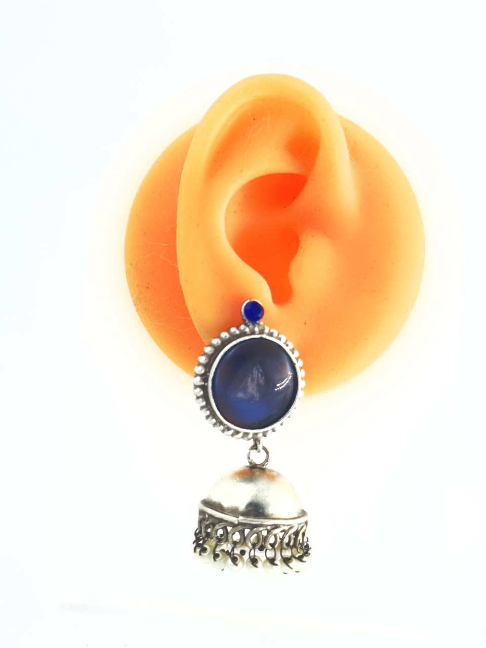 Blue Antique  Jhumkis