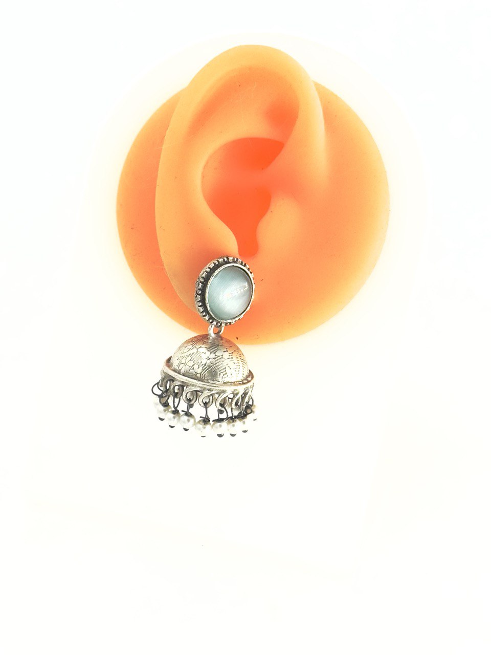 Blue Antique  Jhumkis