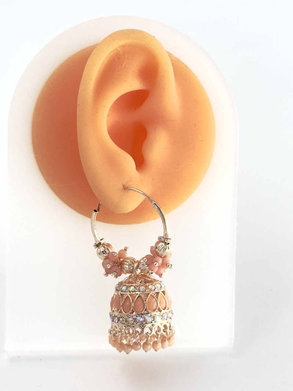 Peach ayaan  Jhumkis