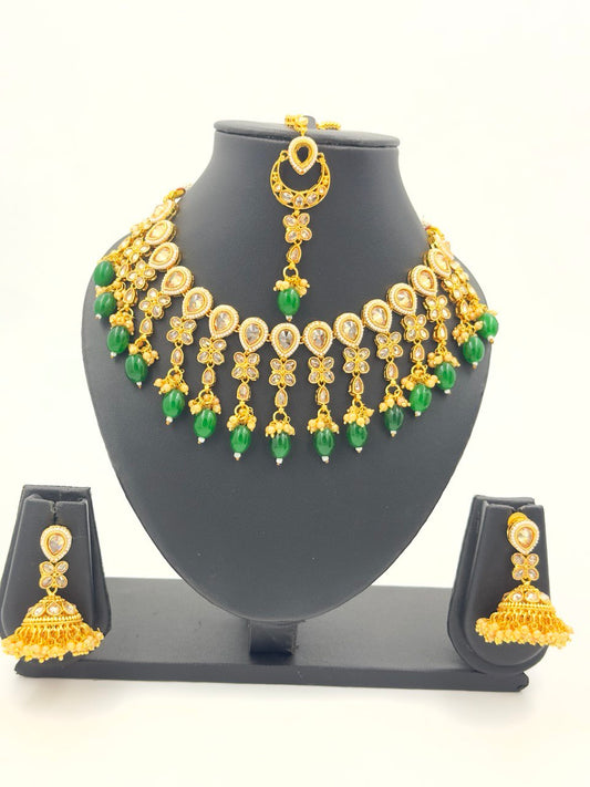 Emerald LCT AD   Necklace  set