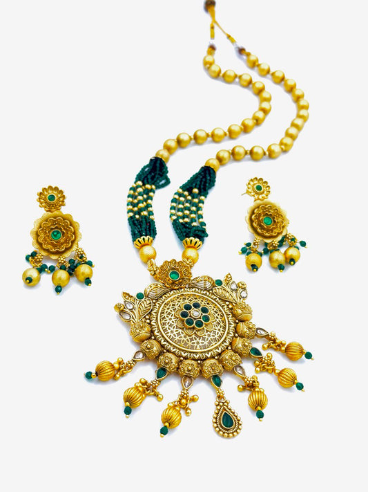 Golden Beads jewelry set
