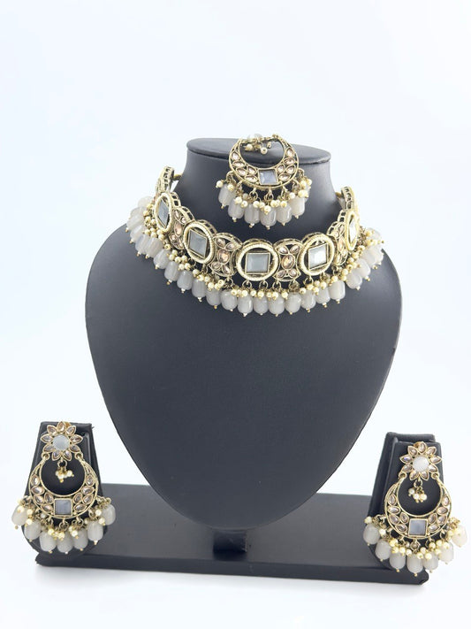 Grey LCT AD   Necklace  set