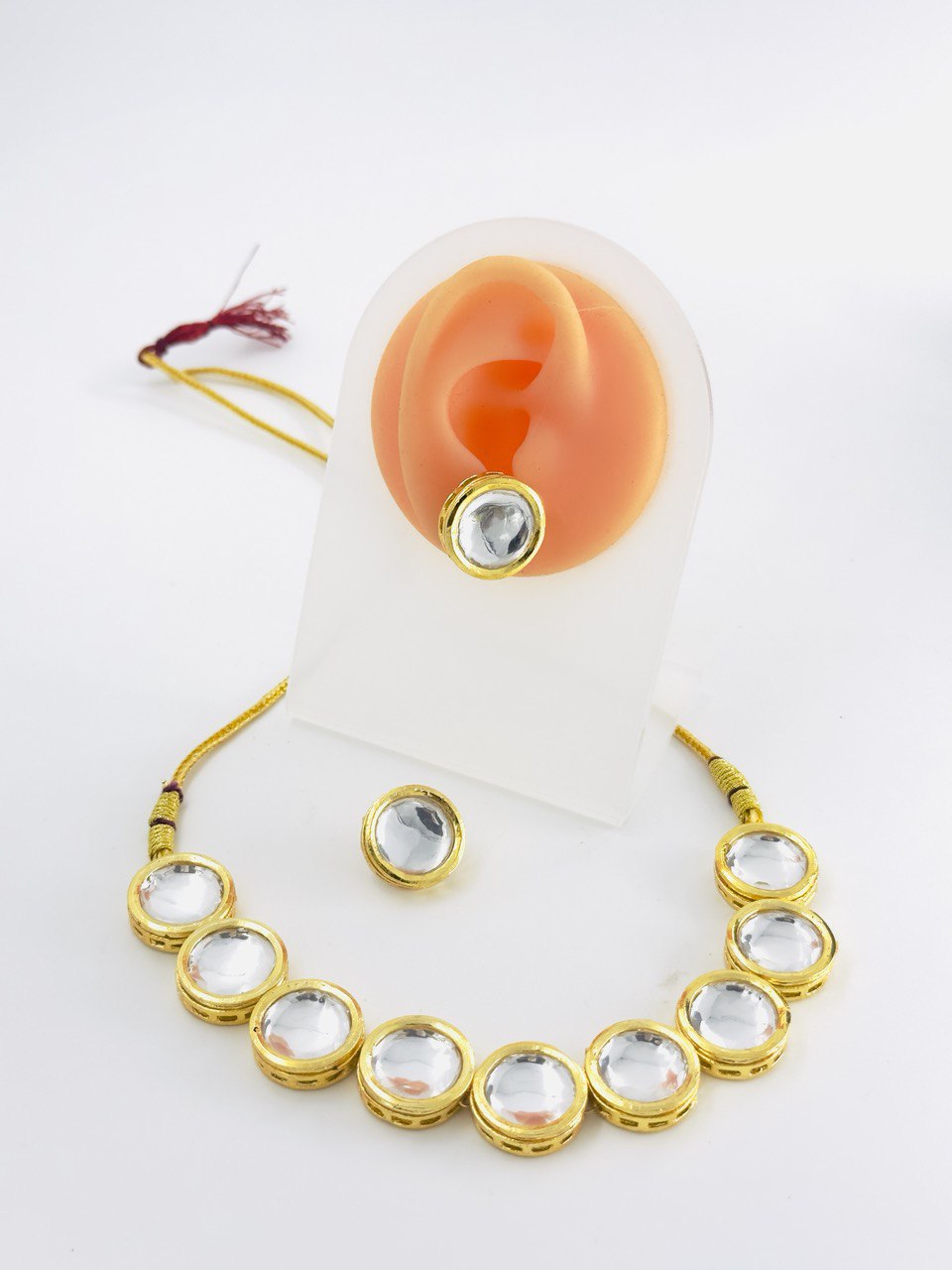 Dual 2 in 1  Kundan Necklace  set