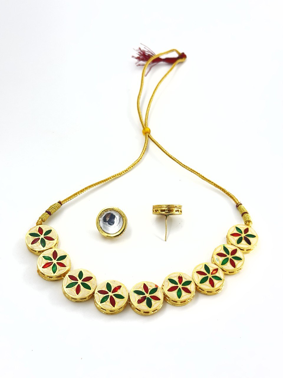 Dual 2 in 1  Kundan Necklace  set