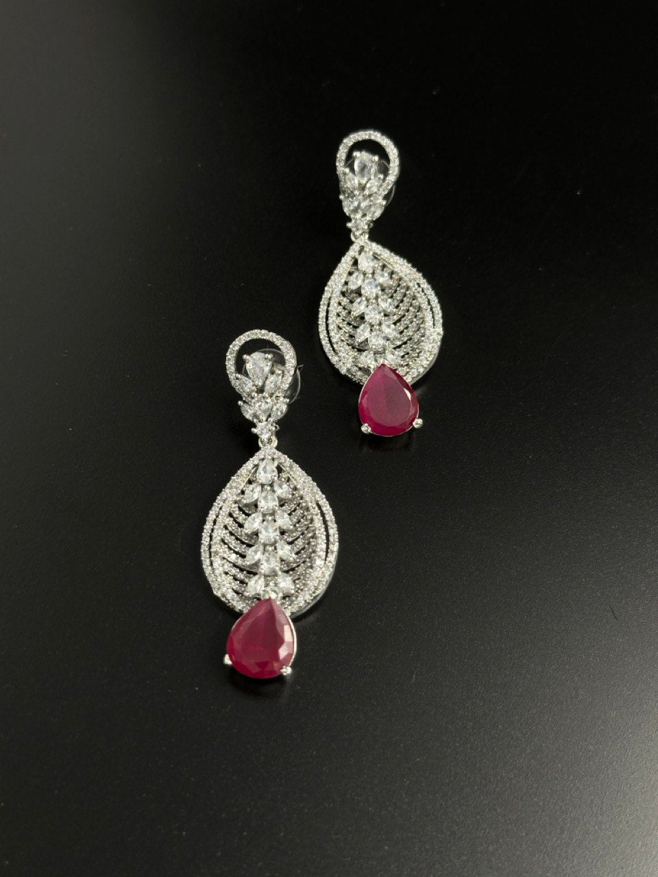 Pink American diamond   dangler