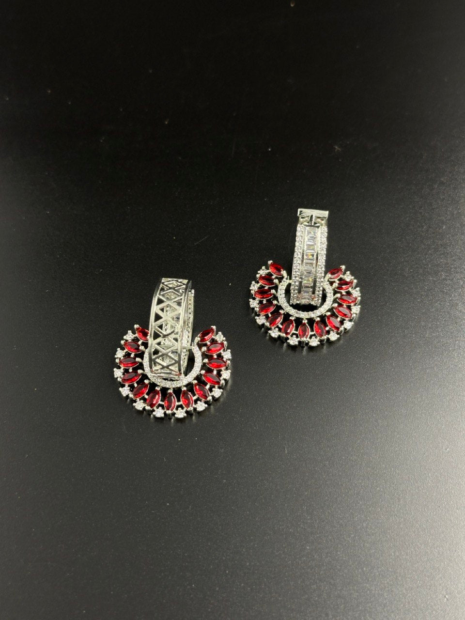 Dual 2 in 1  American diamond  dangler