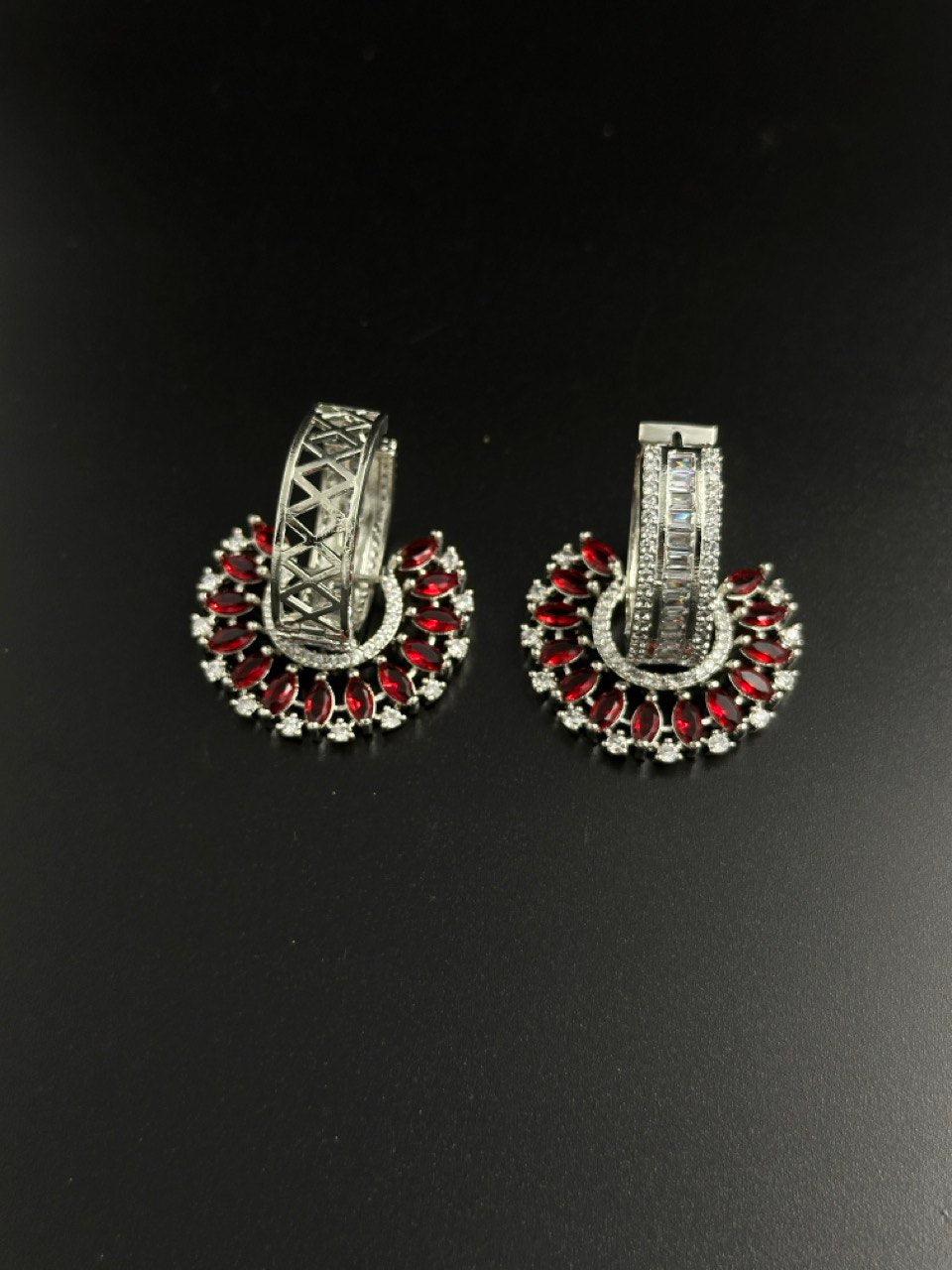 Dual 2 in 1  American diamond  dangler