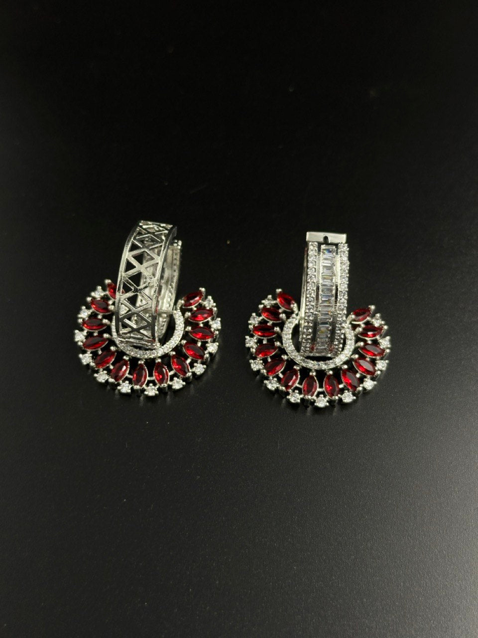 Dual 2 in 1  American diamond  dangler