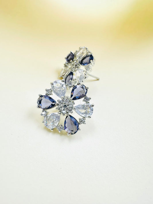 Purple American Diamond studs
